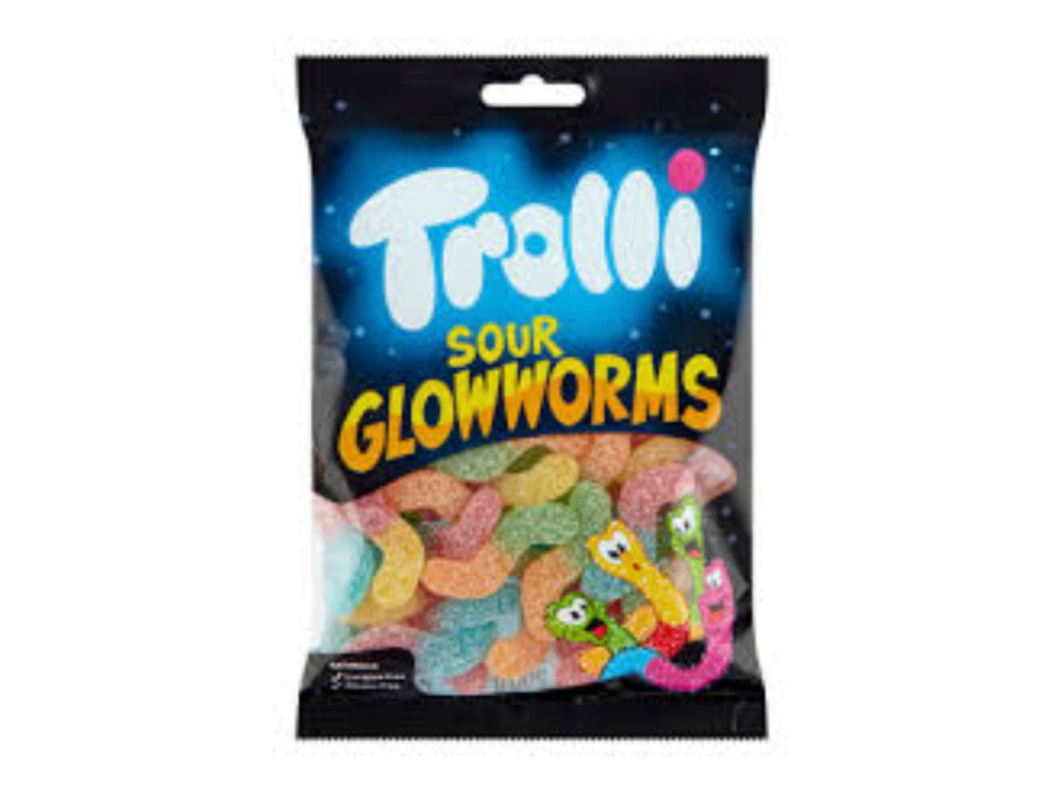 Trolli Sour Glowworms 250g
