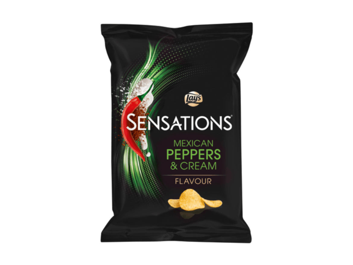 Lay’s Sensations Mexican Peppers & Cream 150g
