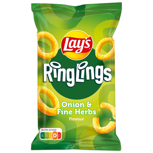 Lay’s Ringlings Onion & Fine Herbs 125g