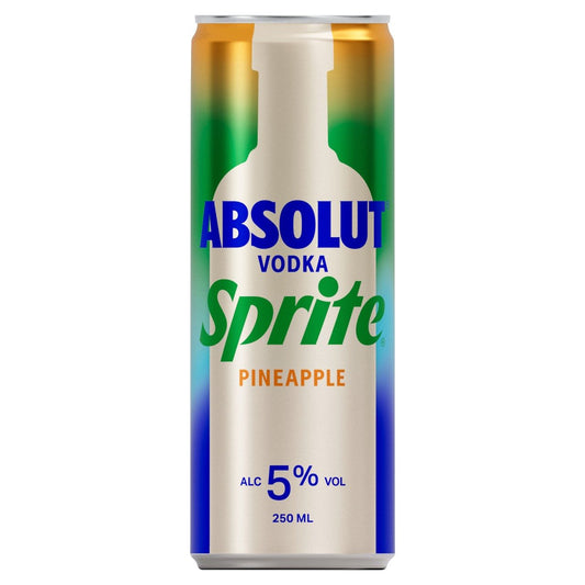 Absolut Vodka Sprite Pineapple 250ml