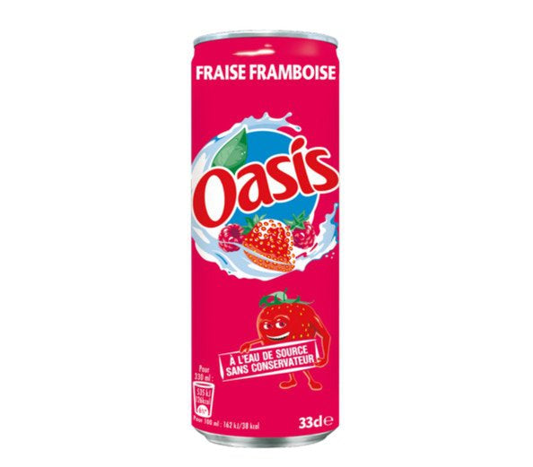 Oasis Aardbei-Framboos 330ml (Tht 28-06-26)