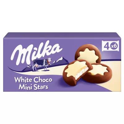 Milka White Choco Mini Stars 150g