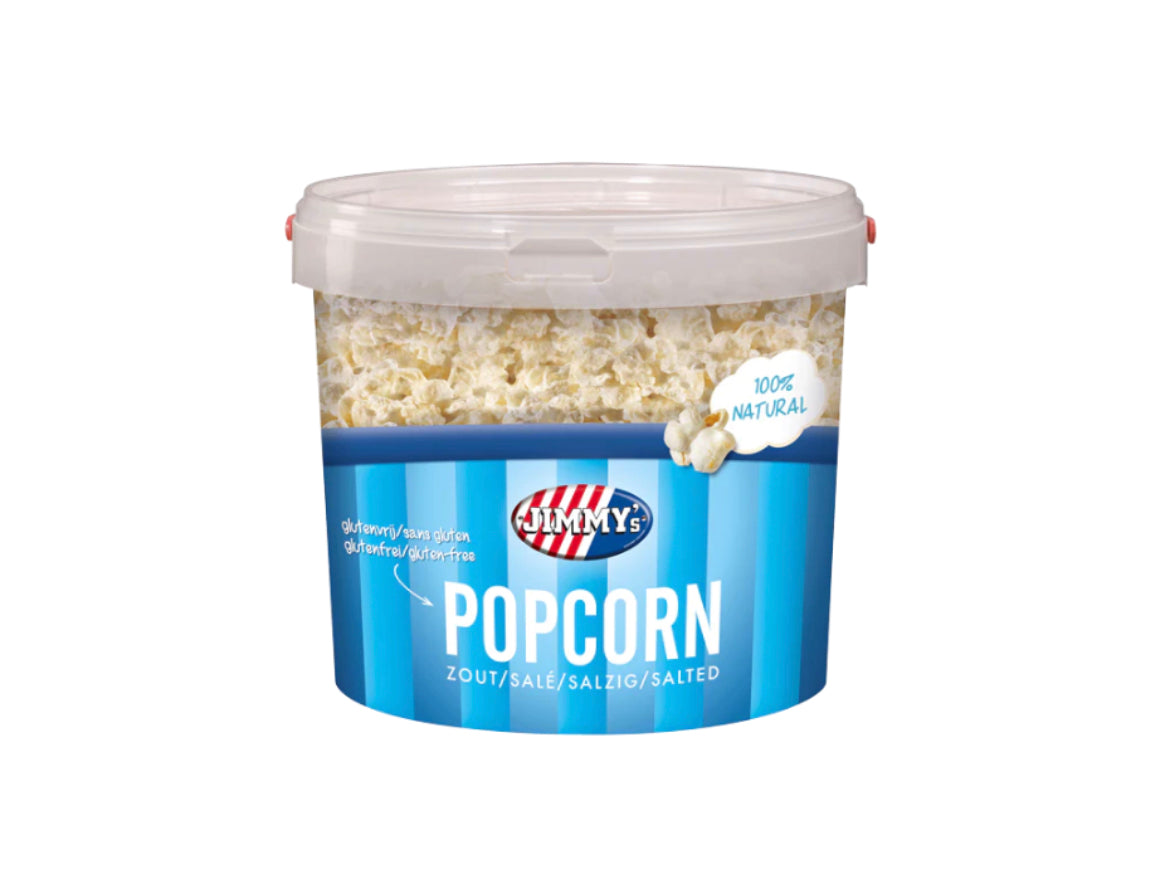 Jimmy’s Popcorn Zout (Groot) 220g