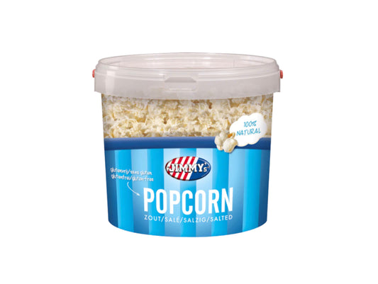 Jimmy’s Popcorn Zout (Groot) 220g