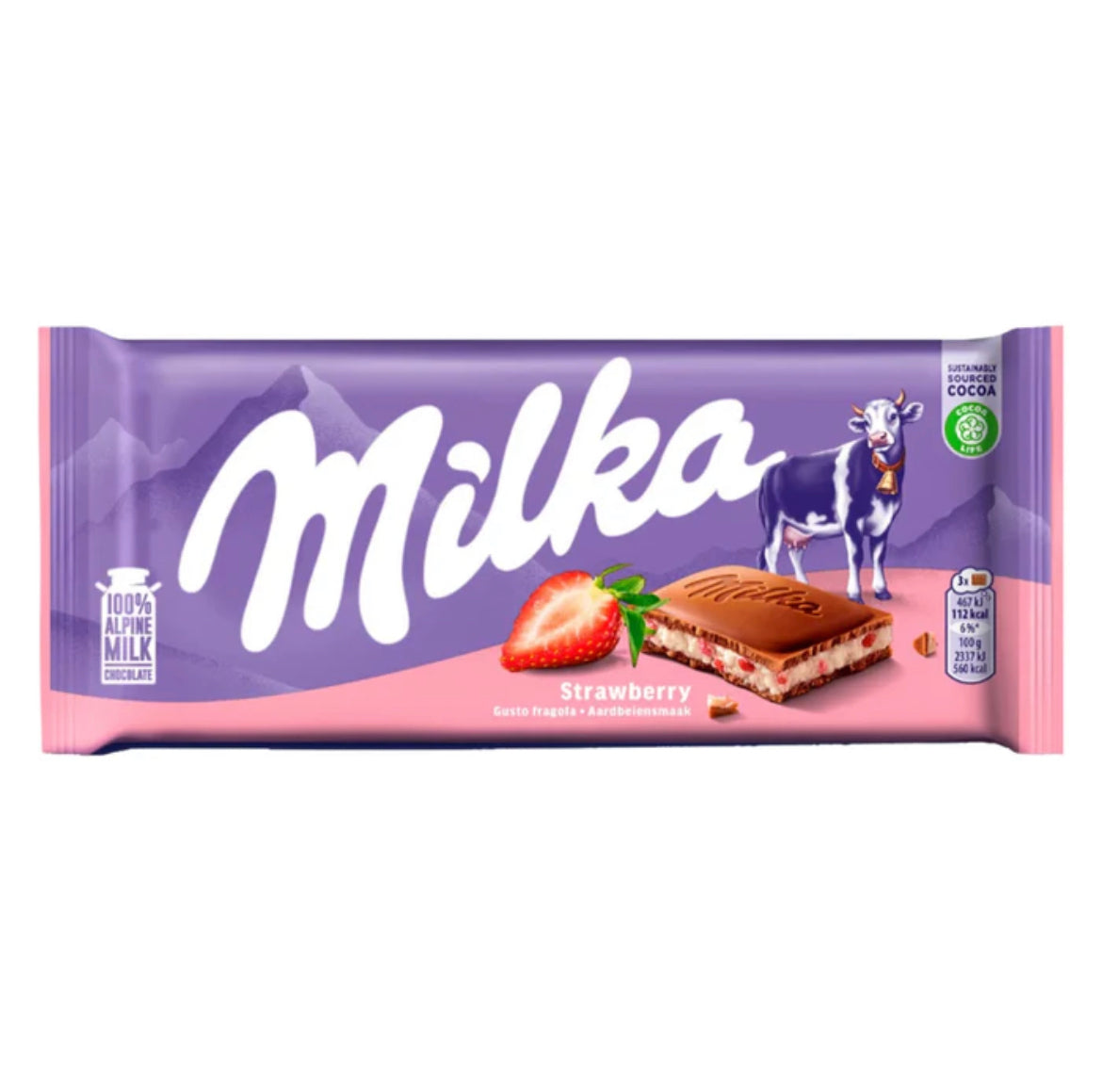 Milka Strawberry 100g
