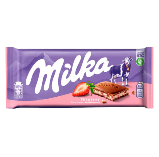 Milka Strawberry 100g