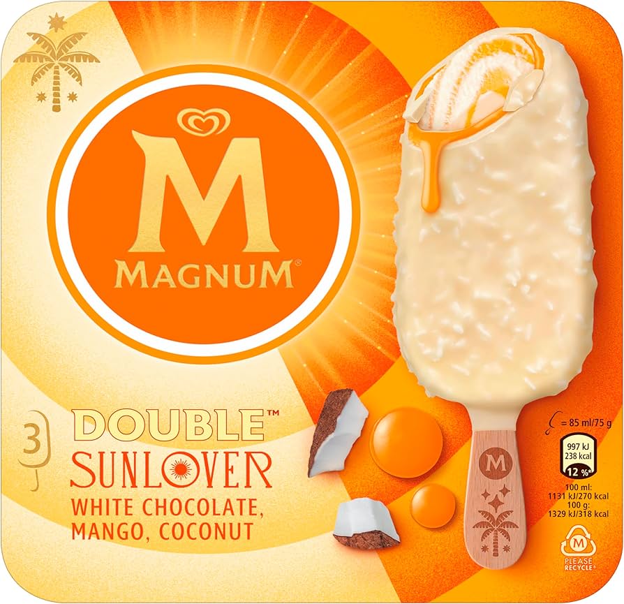 Magnum Double Sunlover 4 stuks 300g